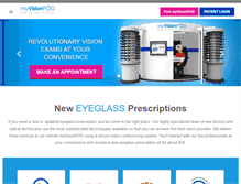 Tablet Screenshot of myvisionpod.com